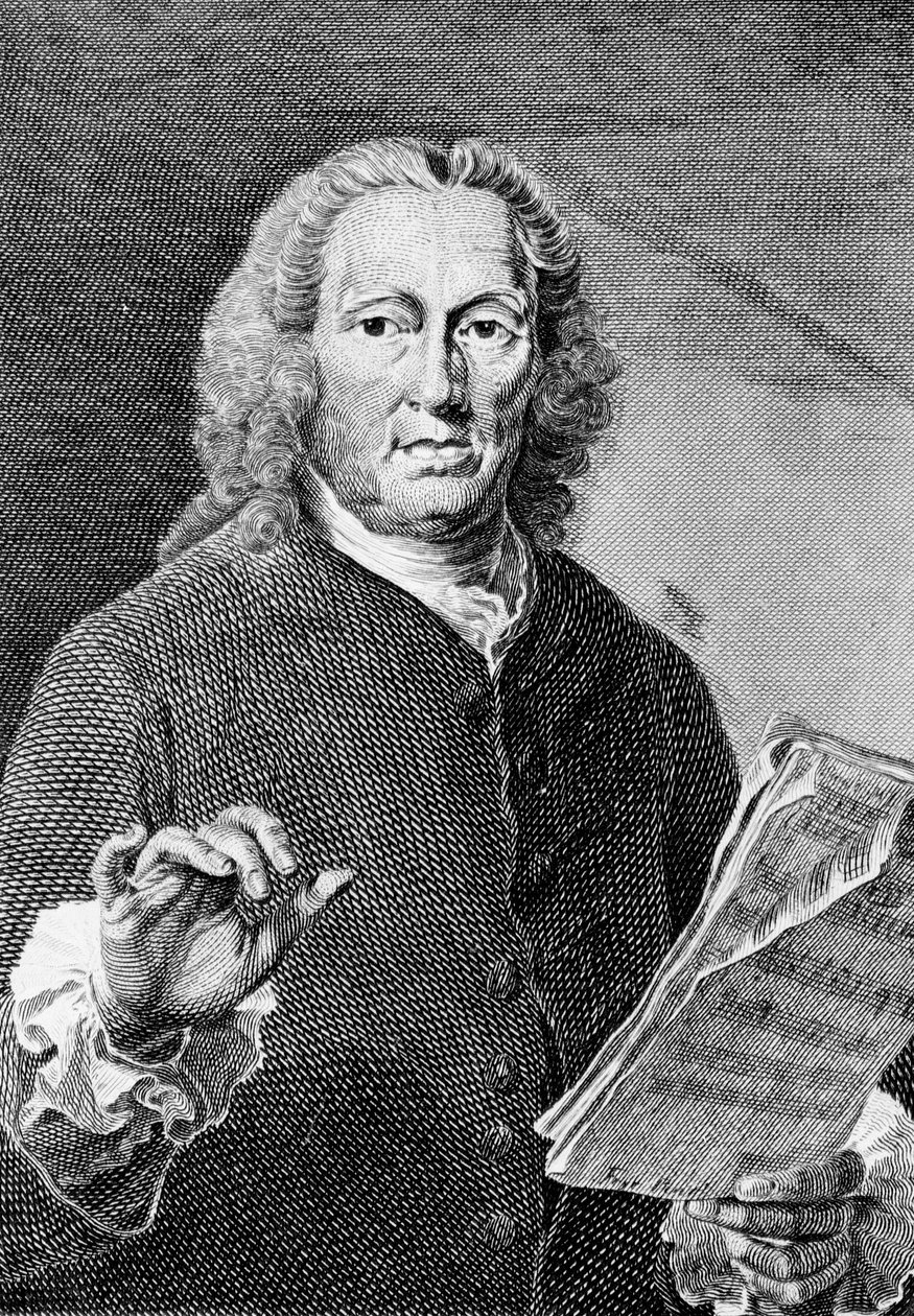 Richard Leveridge, c.1760 de William Pether