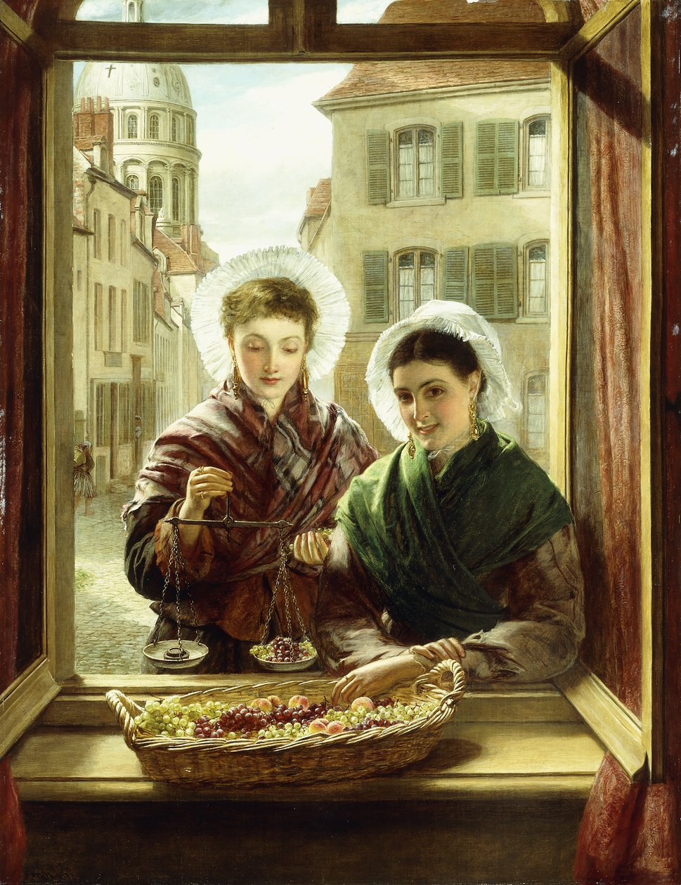 En mi ventana, Boulogne, 1872 de William Powell Frith