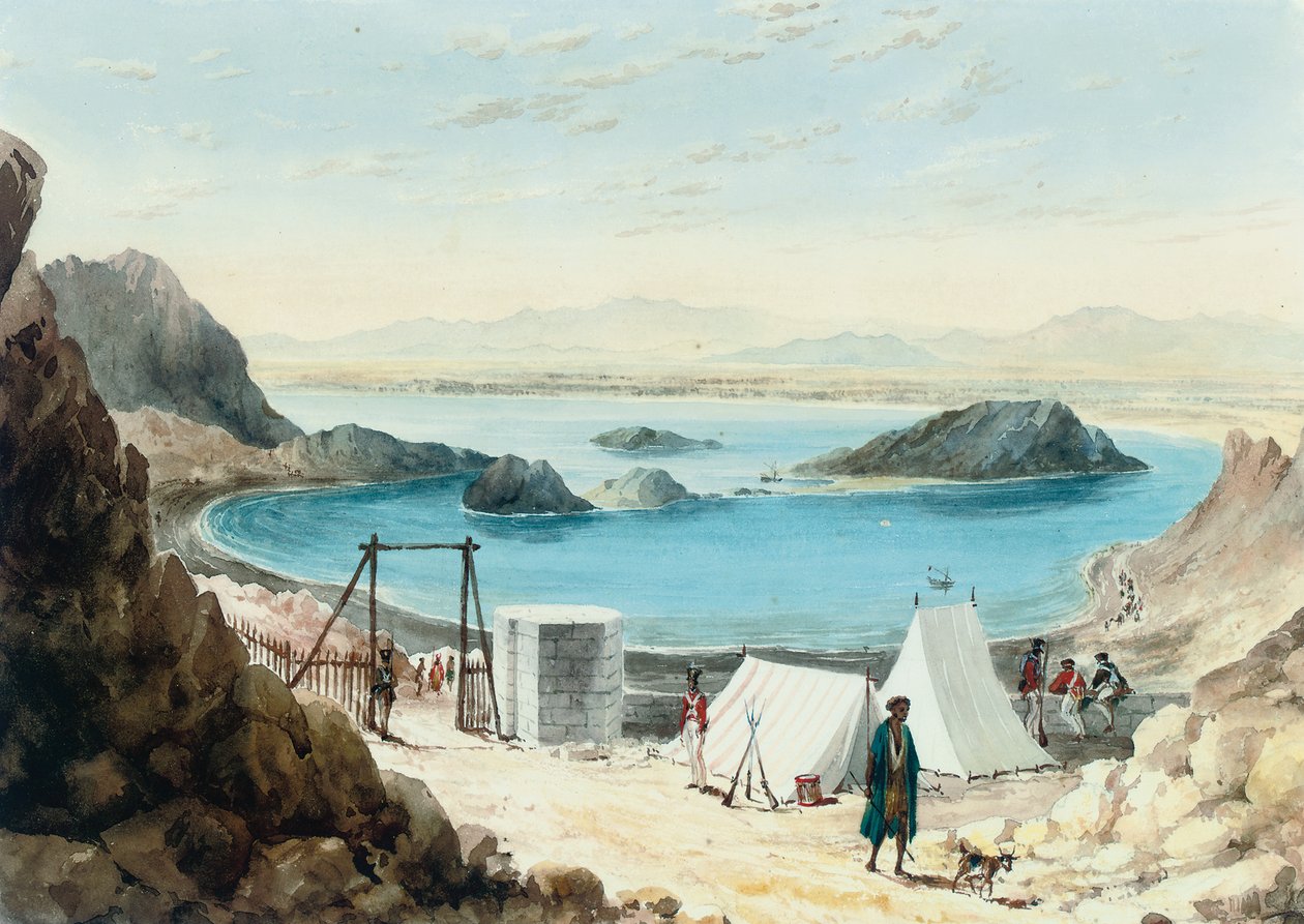 Puerto de Adén de William Prinsep