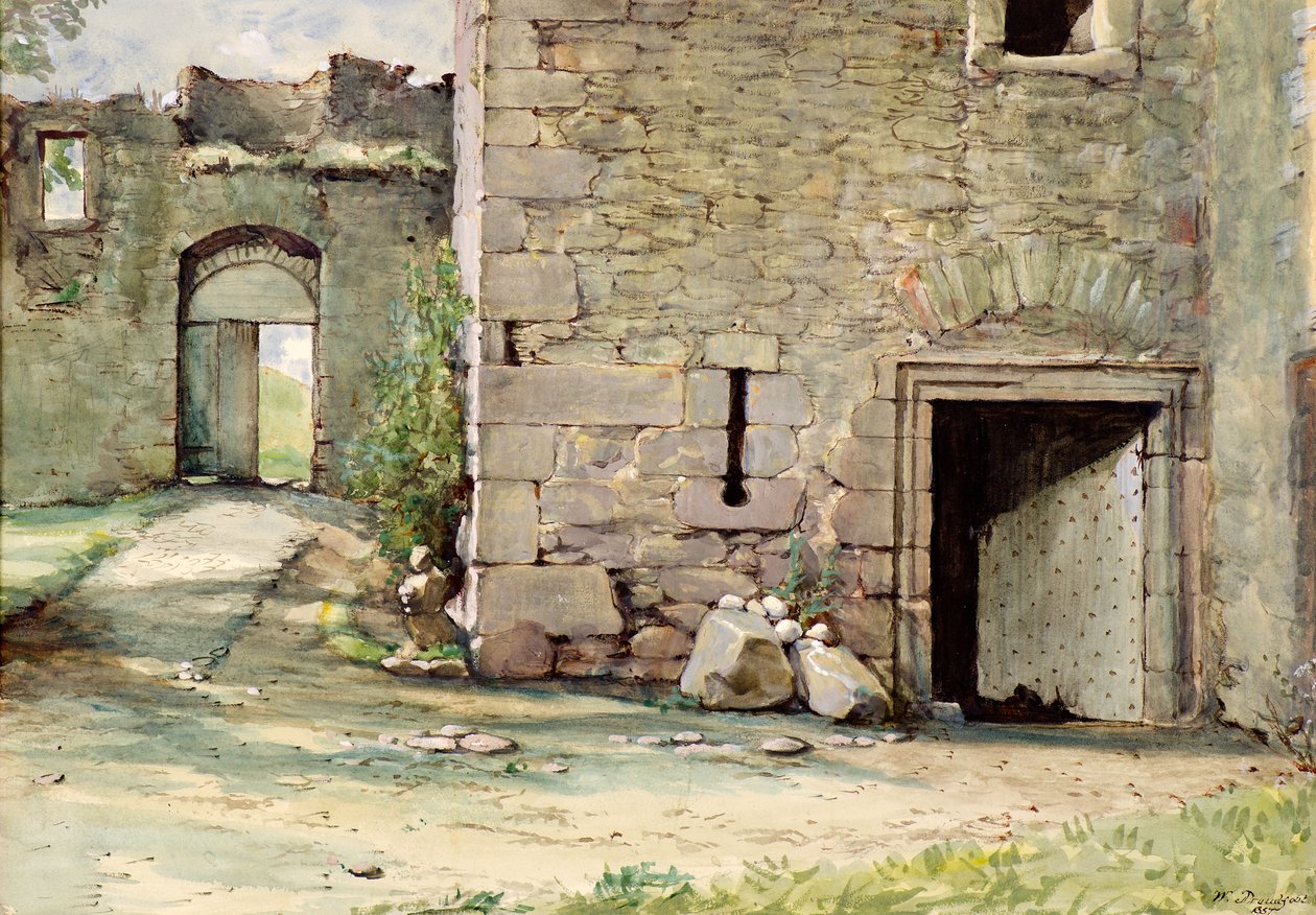 Puerta Oeste, Castillo de Mains de William Proudfoot