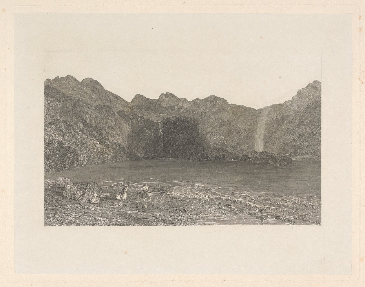 Lago Keswick, Cumberland de William Radclyffe