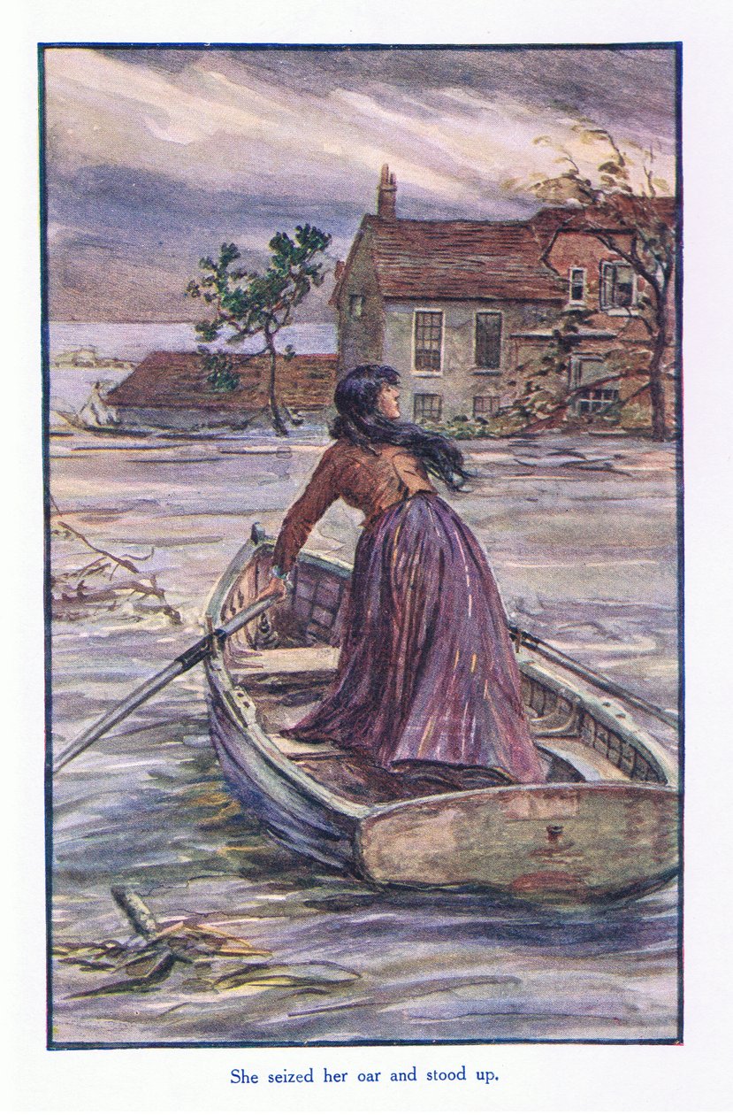 Ella agarró su remo y se puso de pie, 1930s de William Rainey