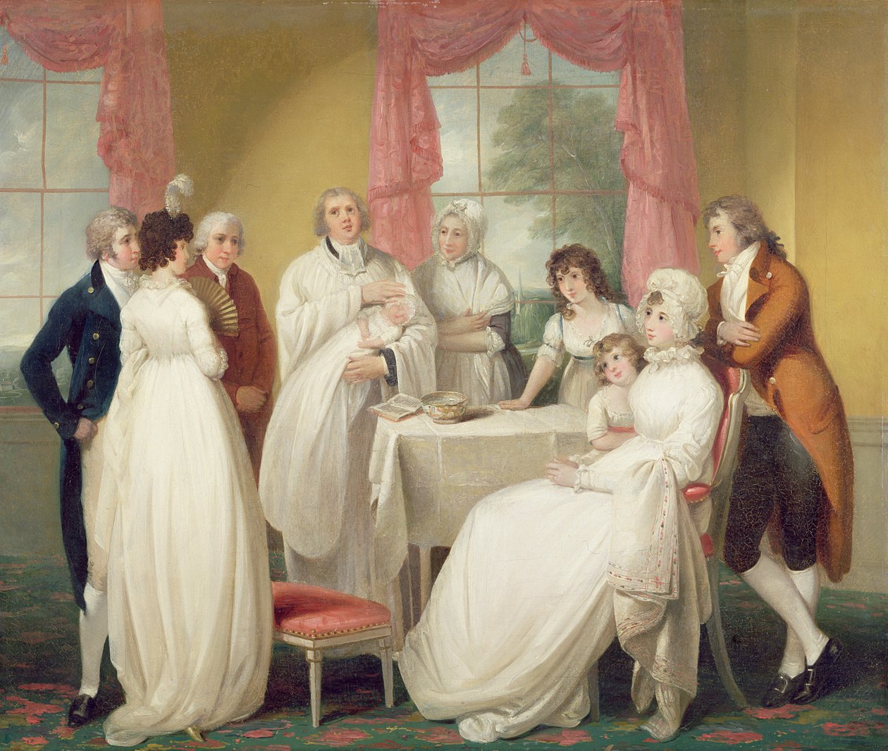 Bautizo del Heredero, c.1799 de William Redmore Bigg