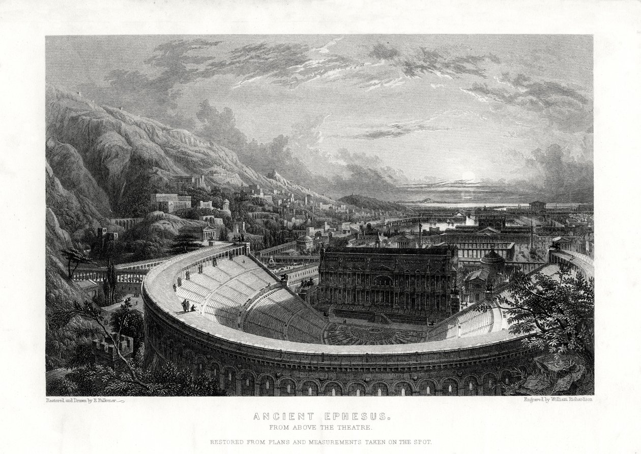 Éfeso antiguo, Turquía, 1887 de William Richardson