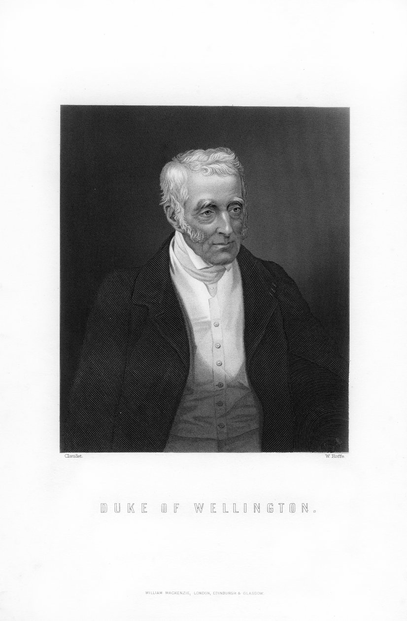 Arthur Wellesley, 1er Duque de Wellington, soldado y estadista británico, 1893 de William Roffe
