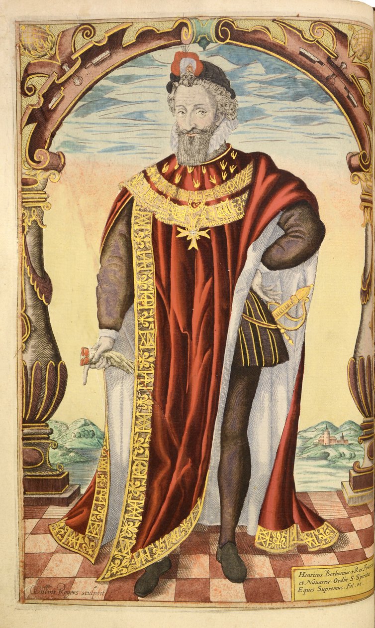 Enrique IV de Francia, de Honor Militar y Civil, William Segar, pub. Robert Barker, Londres, 1602 de William Rogers
