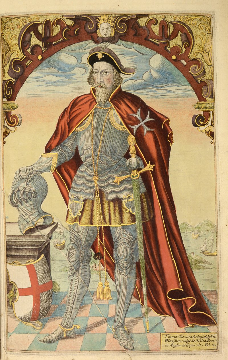Sir Thomas Docwra, de Honor Militar y Civil, William Segar, pub. Robert Barker, Londres, 1602 de William Rogers