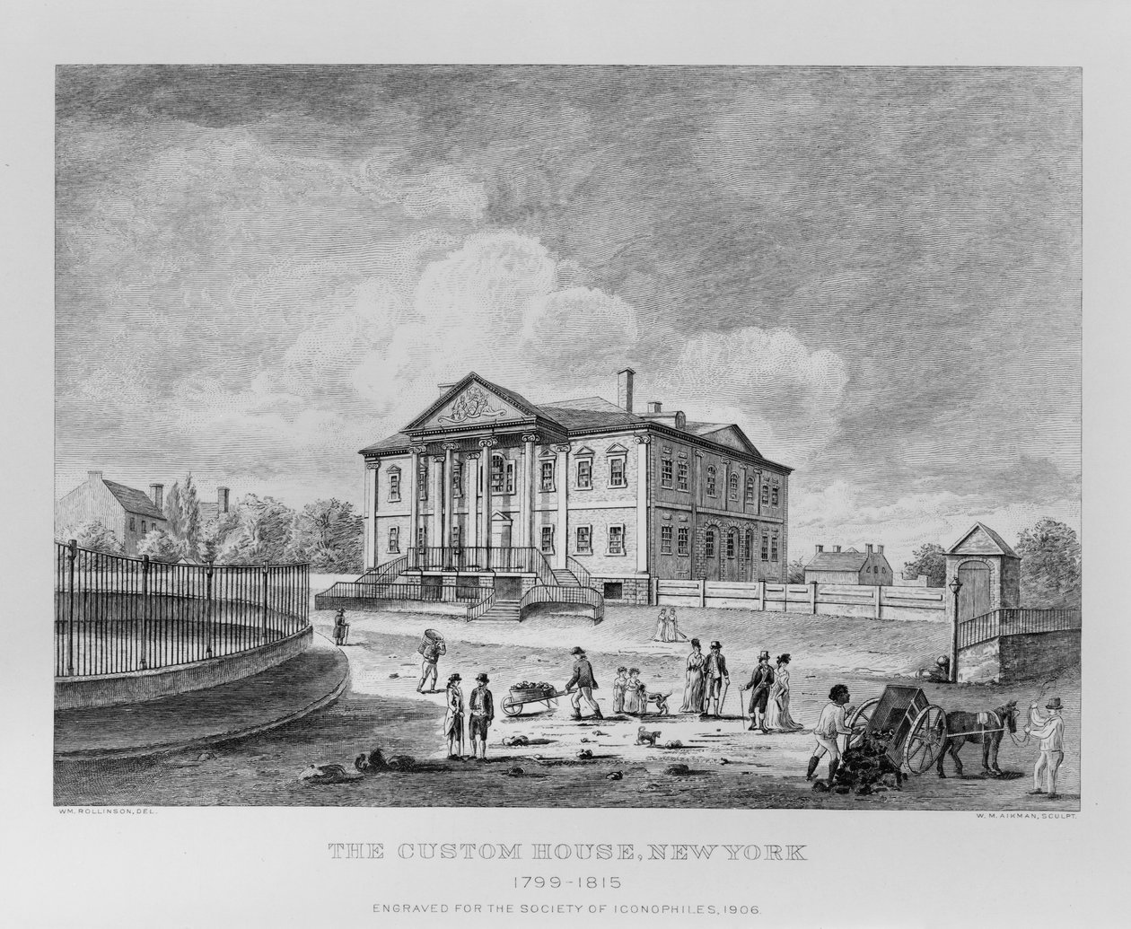 La Aduana, Nueva York de William Rollinson