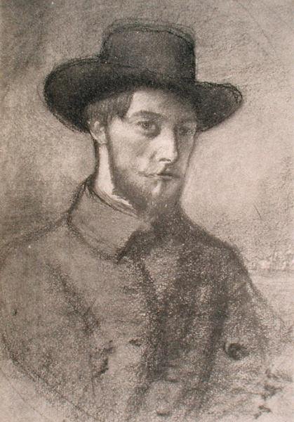 Retrato de Augustus John (1879-1961) (litografía) de William Rothenstein