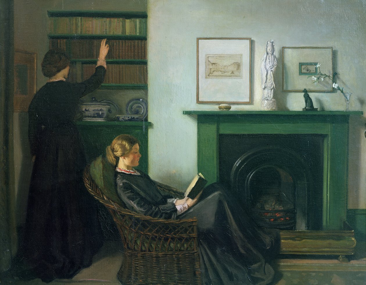 Los lectores de Browning de William Rothenstein