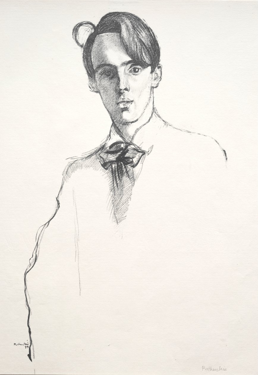 William Butler Yeats de William Rothenstein