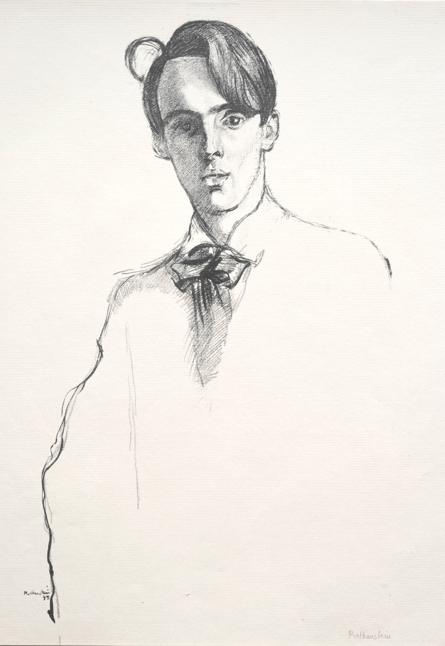 William Butler Yeats, 1898 de William Rothenstein