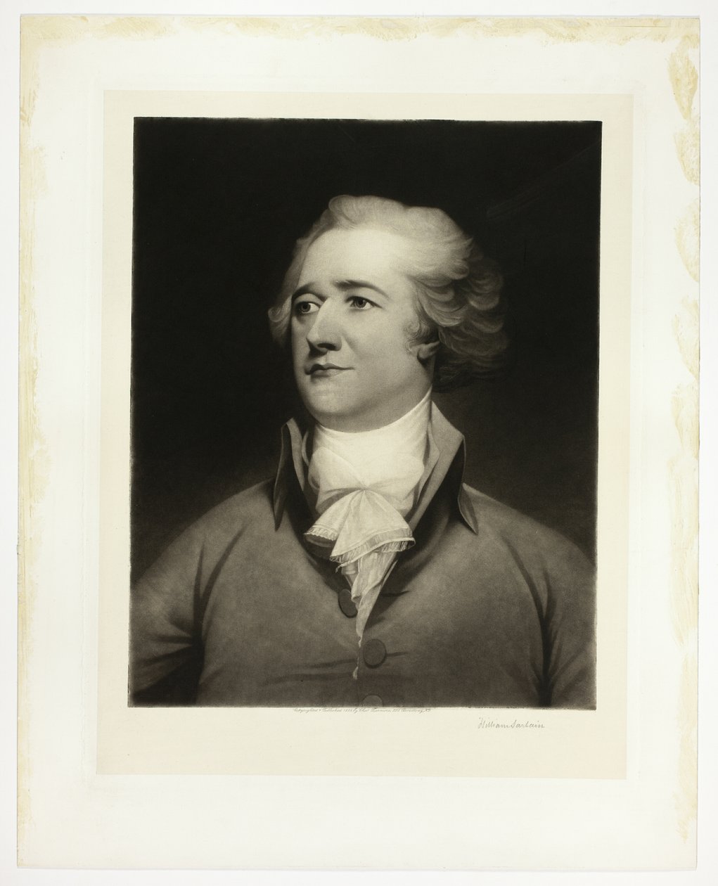 Retrato de Alexander Hamilton de William Sartain