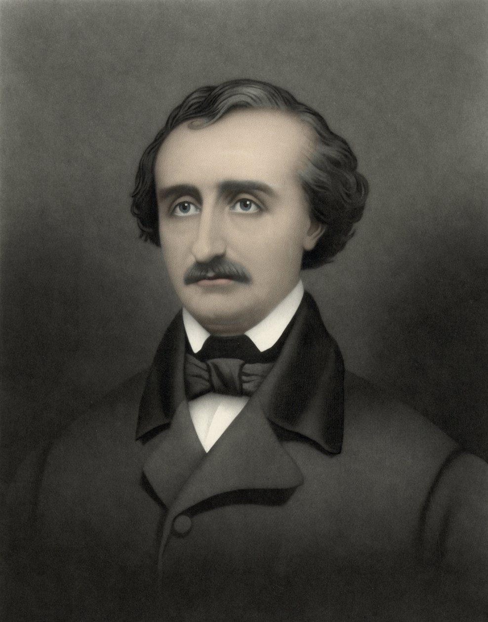 Retrato de Edgar Allan Poe (1809-1849), escritor estadounidense. de William Sartain