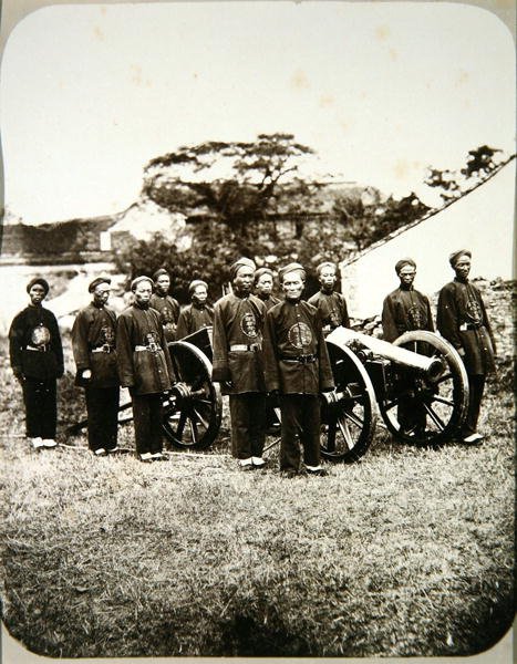 Soldados chinos, c.1875 de William Saunders