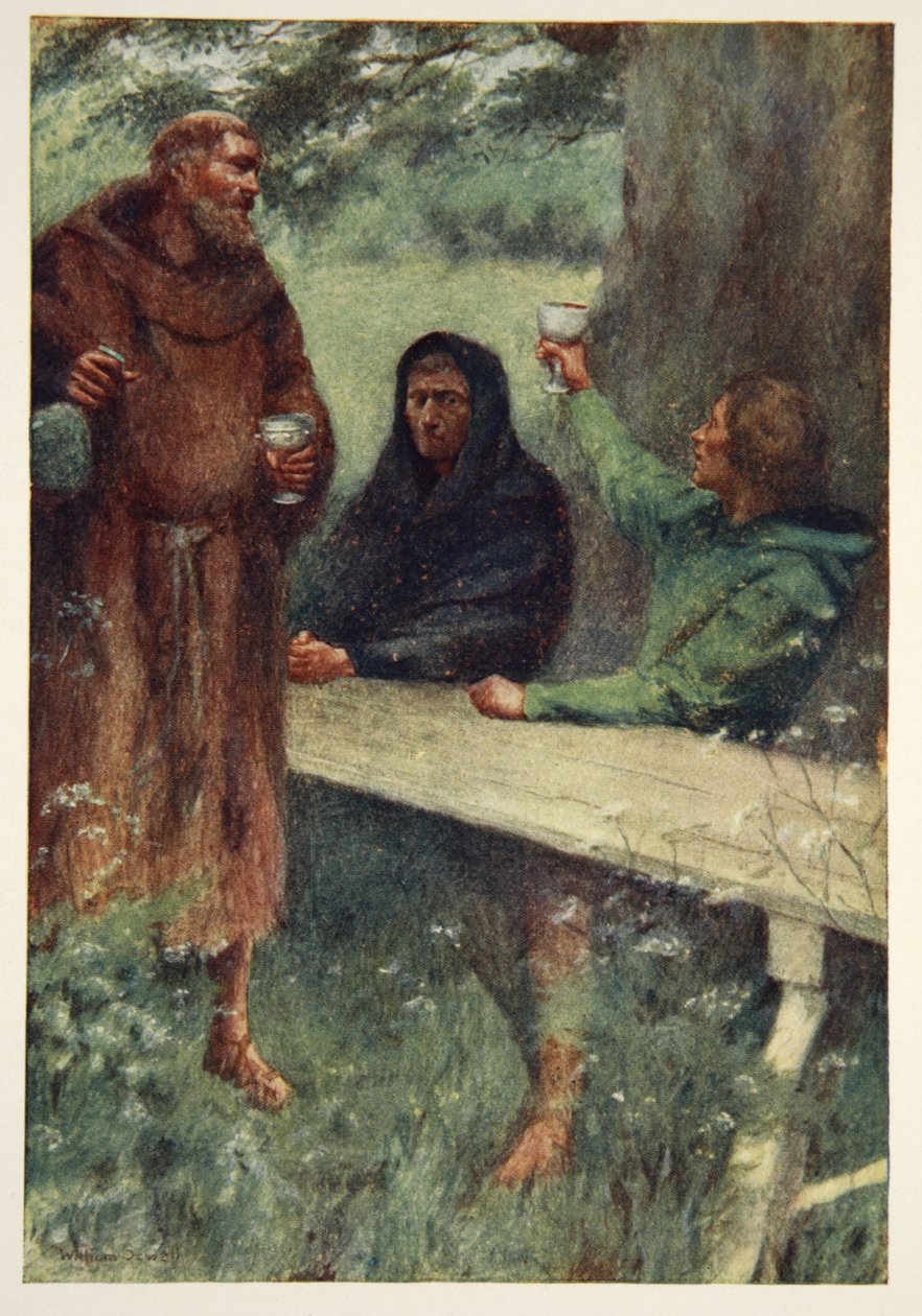 Robin Hood y el Monje Negro, frontispicio de 