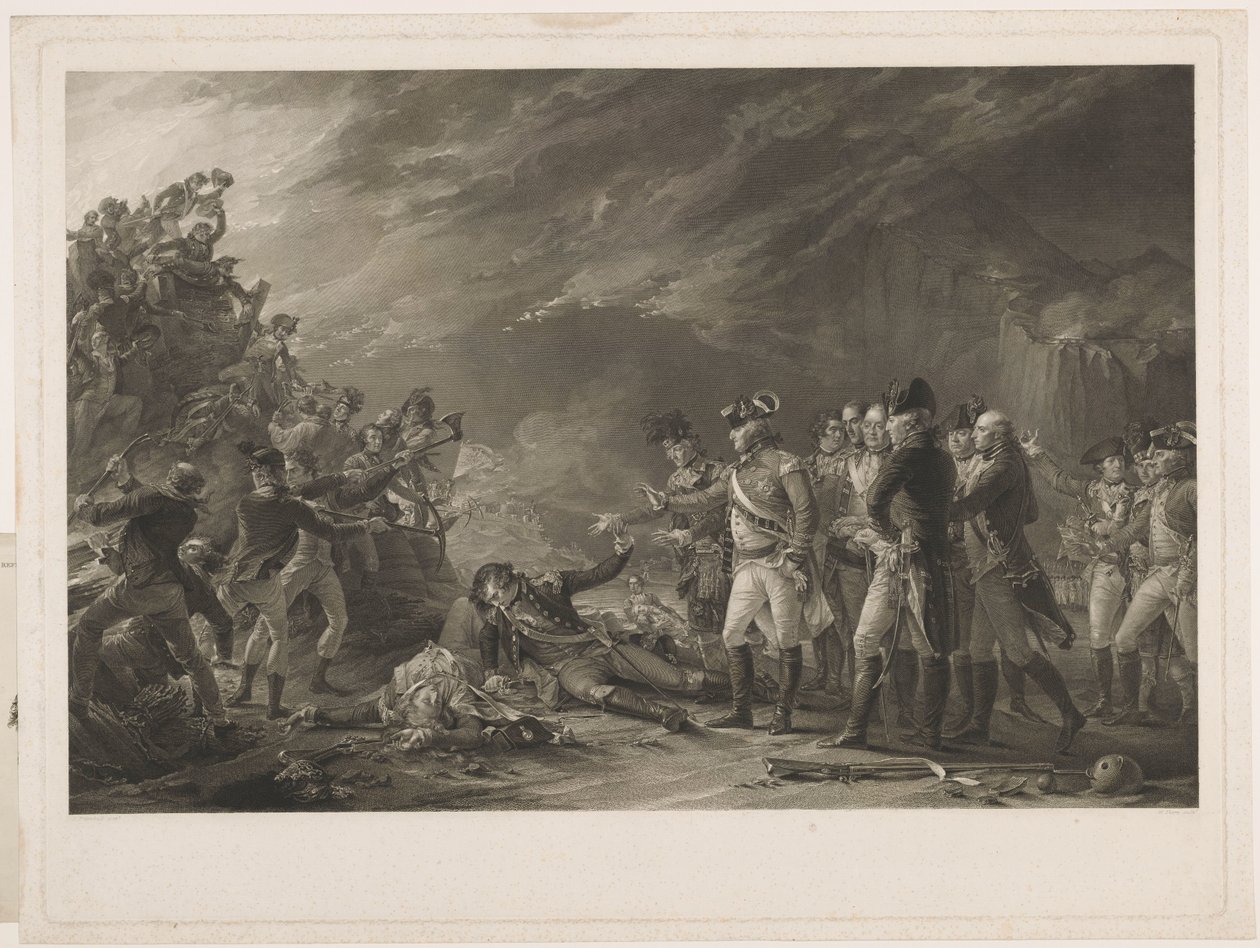 La salida, hecha por la guarnición de Gibraltar en la mañana del 27 de noviembre de 1781. de William Sharp