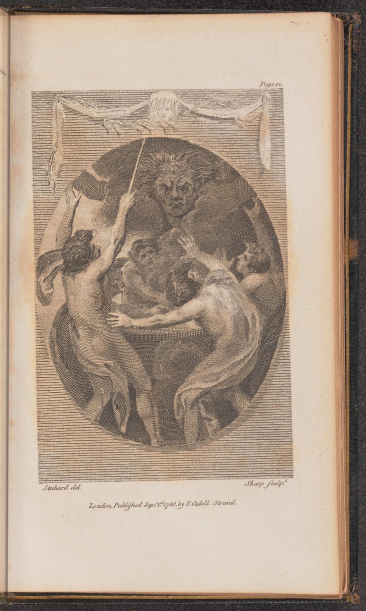 Ilustración para el Canto I de William Sharp after Thomas Stothard