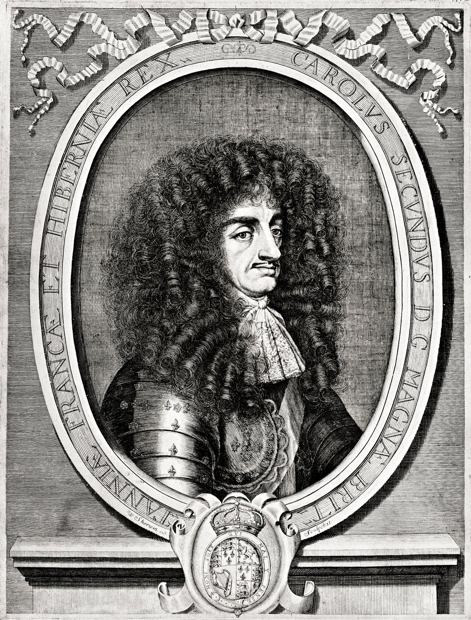 Carlos II, Rey de Gran Bretaña e Irlanda, siglo XIX de William Sherwin