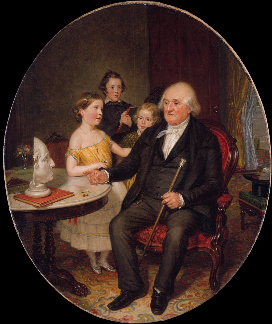 El relato de la Revolución del bisabuelo - Retrato del reverendo Zachariah Greene de William Sidney Mount
