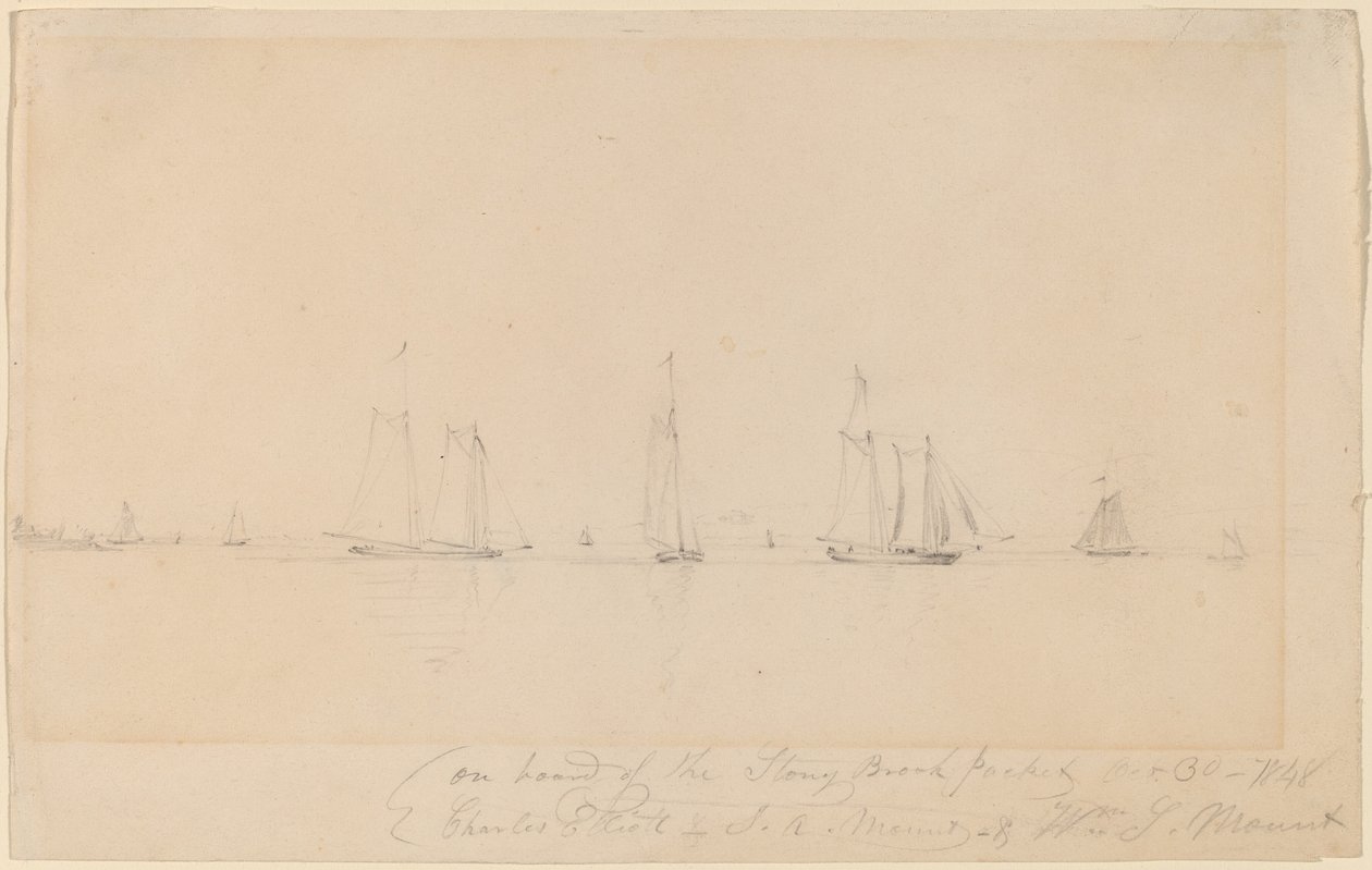 A Bordo del Paquete Stony Brook de William Sidney Mount