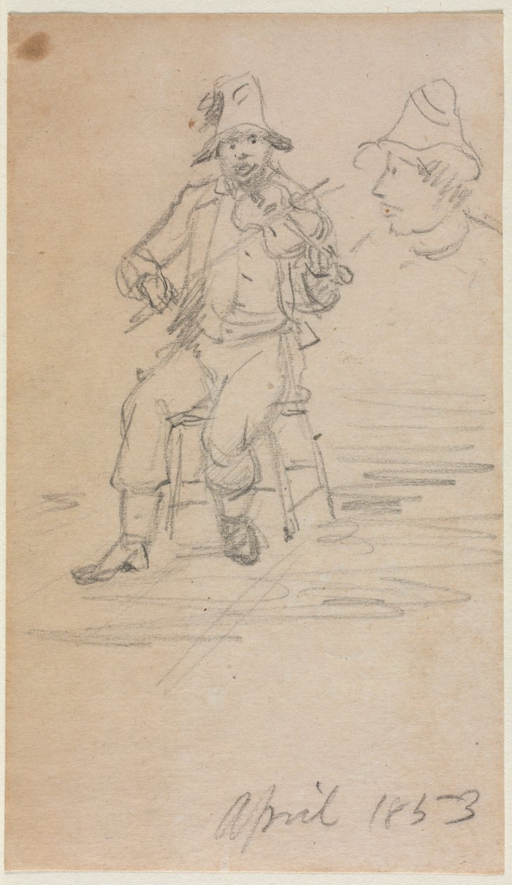 El Mendigo Violinista, 1853 de William Sidney Mount