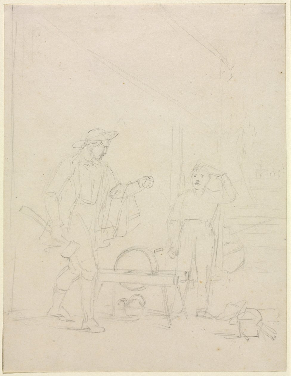 ¿Quién girará la piedra de moler?, c. 1850 de William Sidney Mount