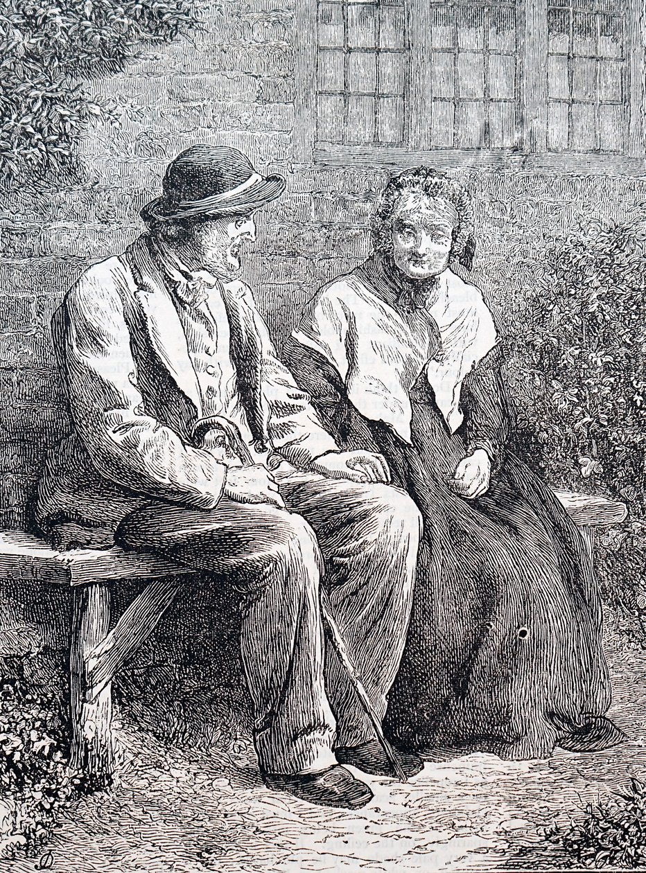 Una pareja de ancianos de William Small