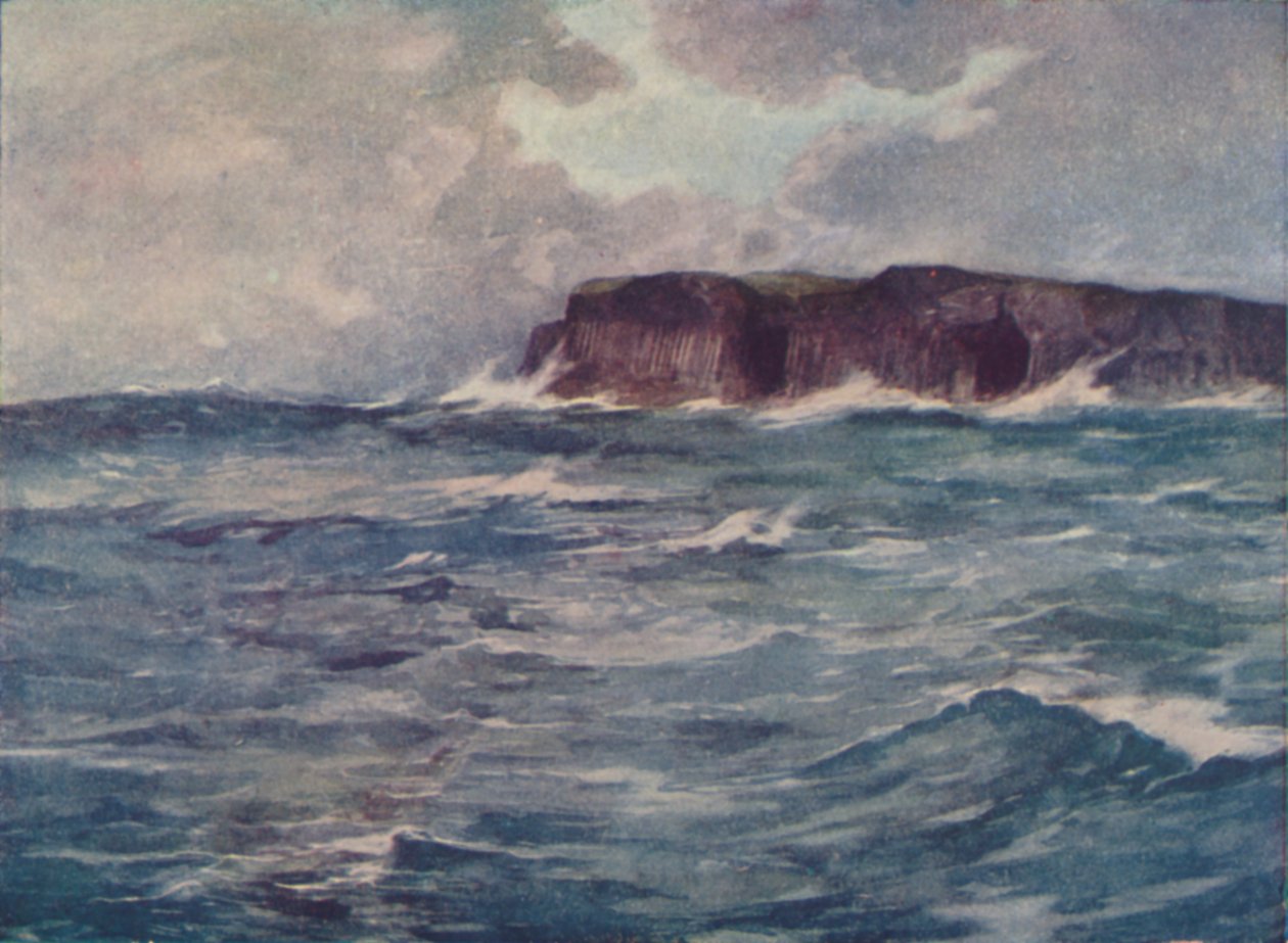Staffa y sus cuevas, 1910 de William Smith