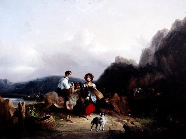 Paisaje Costero de William Snr. Shayer
