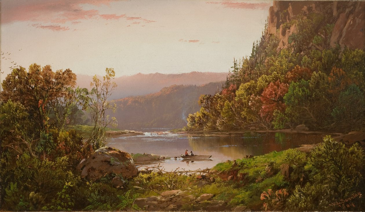 En el río Valley, Virginia de William Sonntag