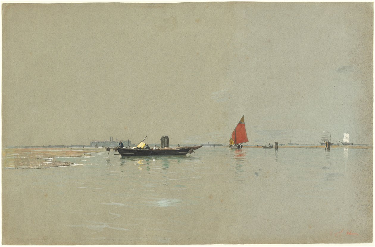 Una laguna veneciana de William Stanley Haseltine