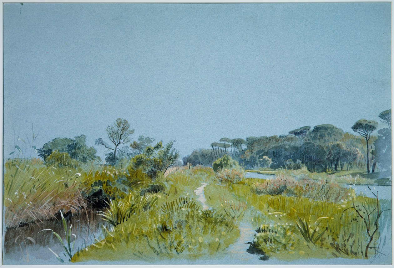Castel Fusano - cerca de Roma de William Stanley Haseltine