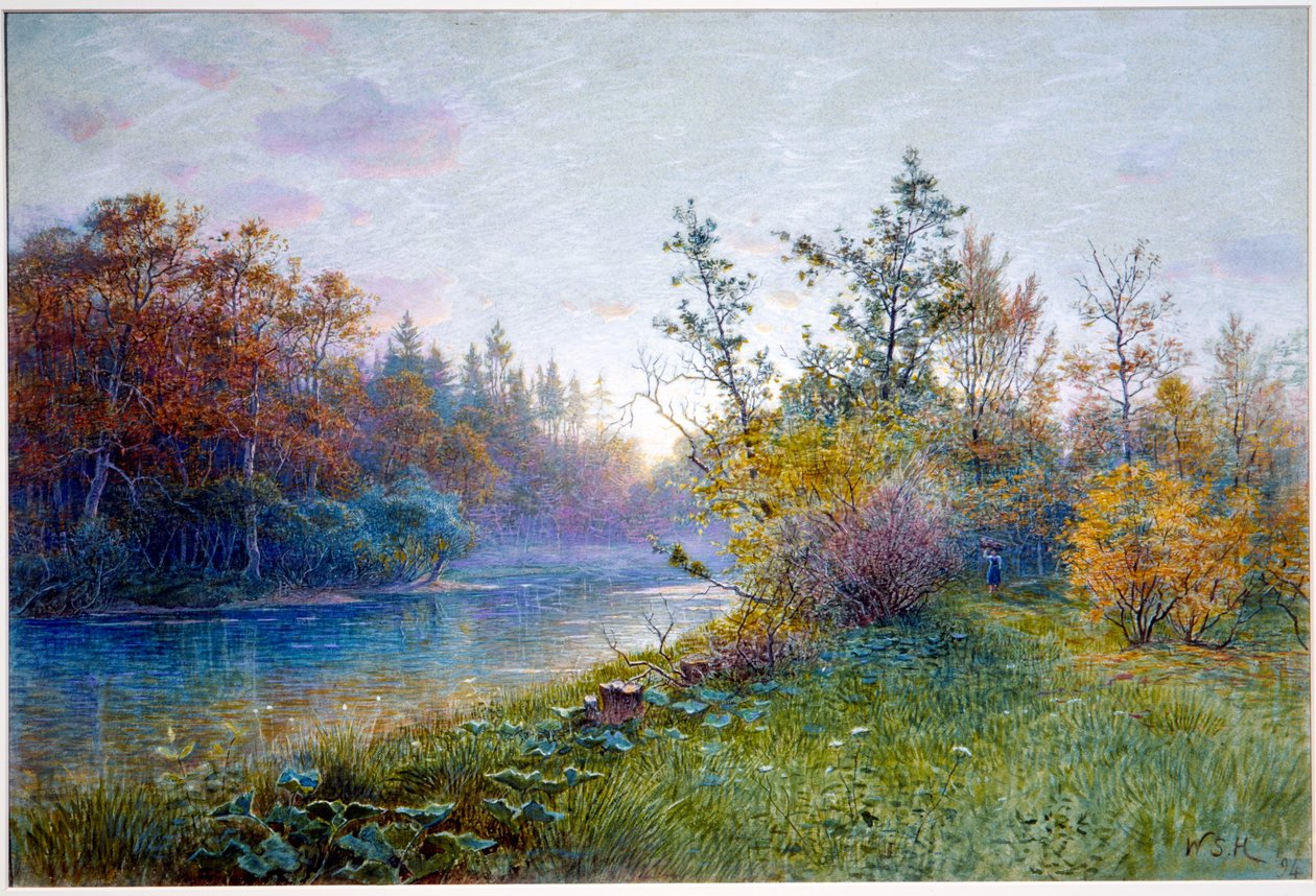 Presa de molino en Traunstein de William Stanley Haseltine