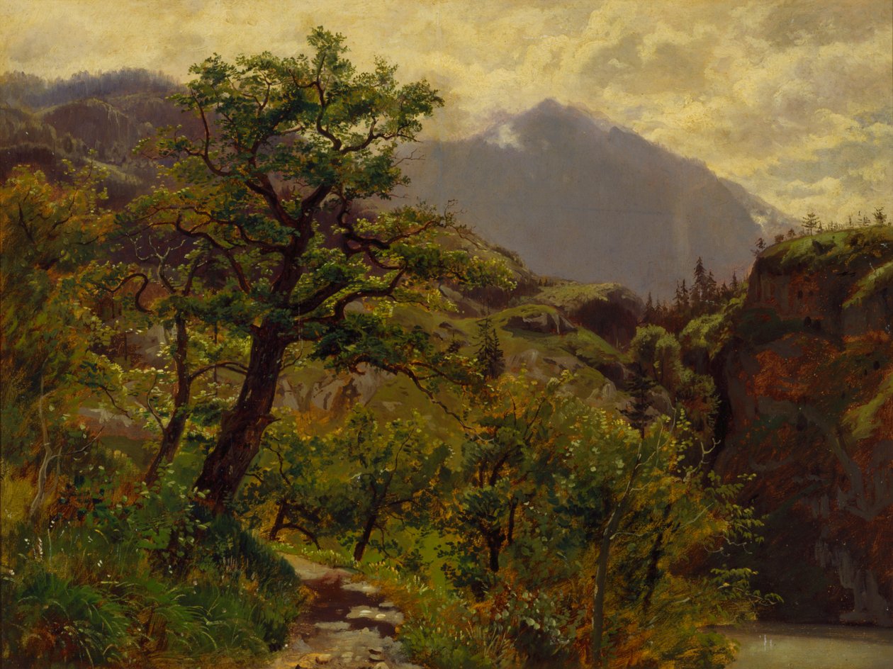 Schwyz cerca de Brunnen de William Stanley Haseltine