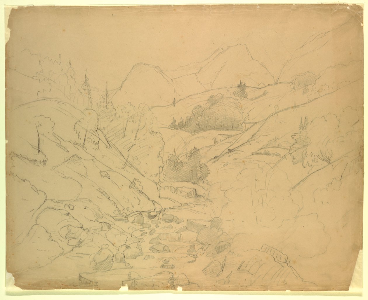 Estudio de paisaje de William Stanley Haseltine