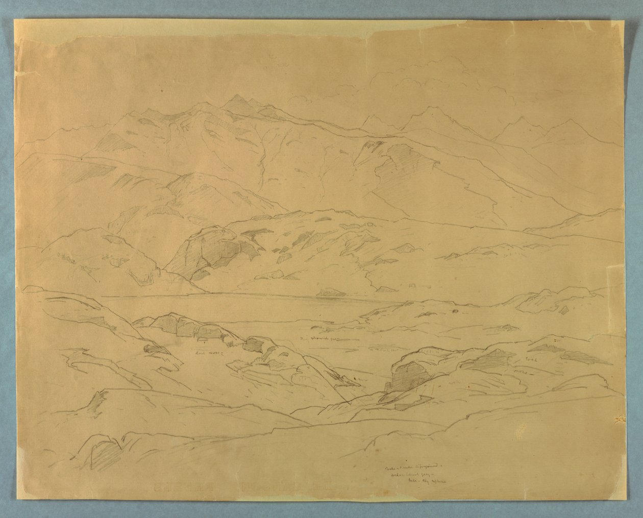 Estudio de paisaje de William Stanley Haseltine
