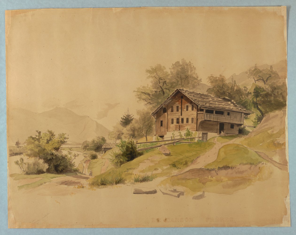 Estudio de paisaje de William Stanley Haseltine