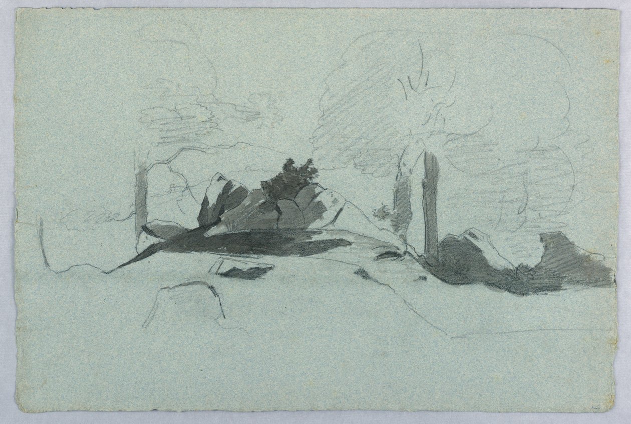 Estudio de paisaje de William Stanley Haseltine