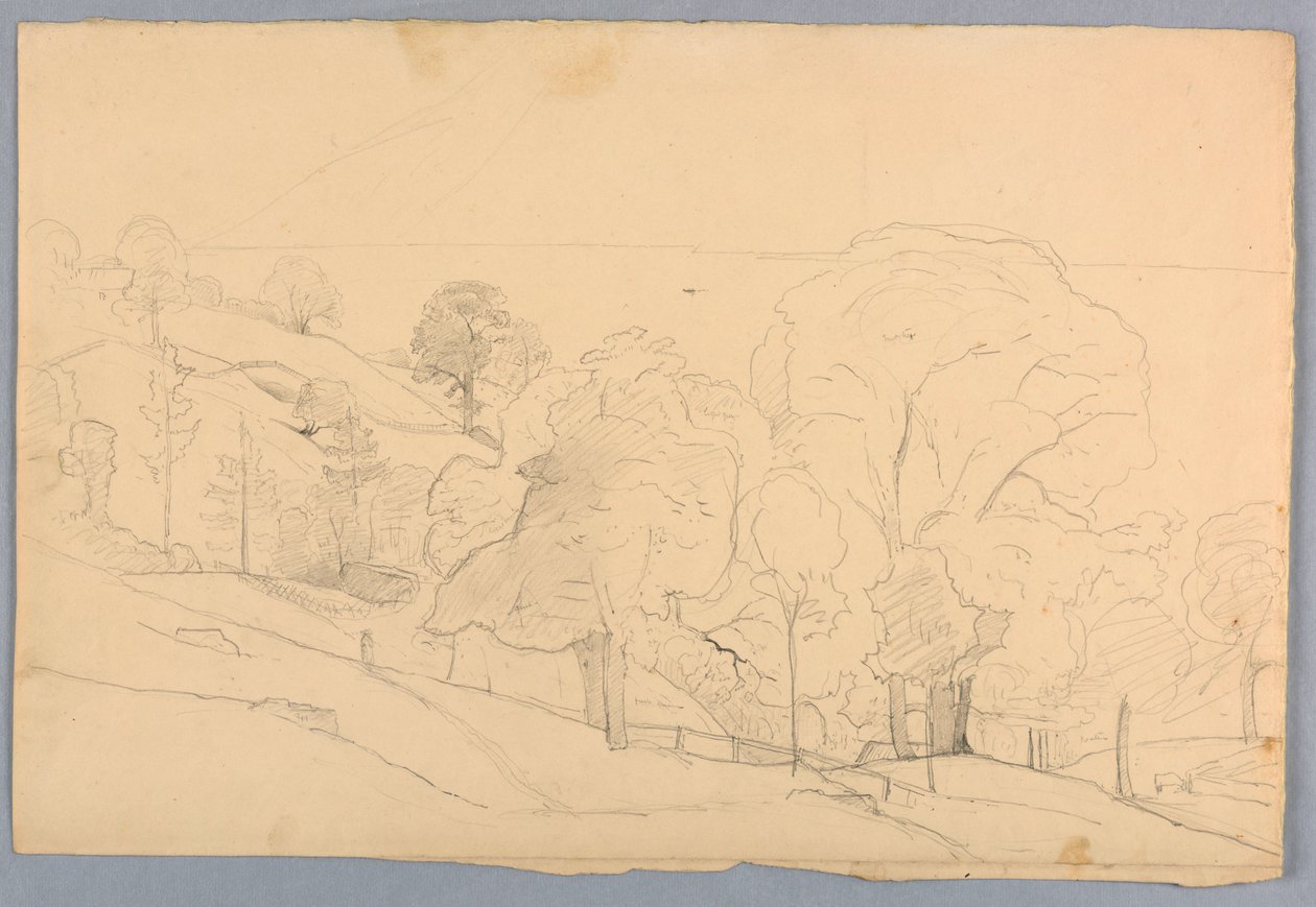 Estudio de paisaje de William Stanley Haseltine
