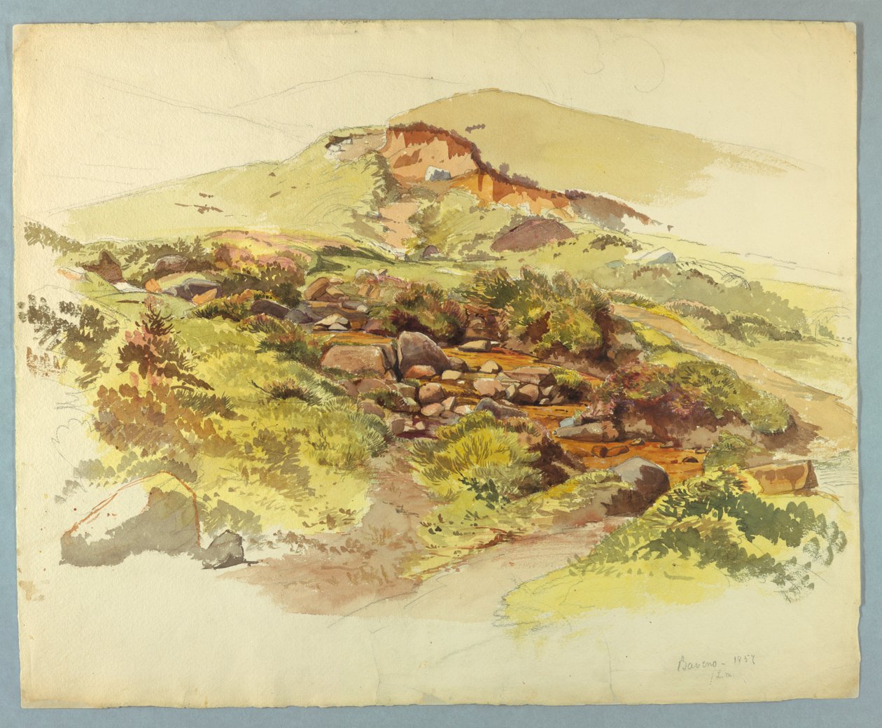 Estudio de Paisaje, Baveno, Lago Maggiore, Italia de William Stanley Haseltine
