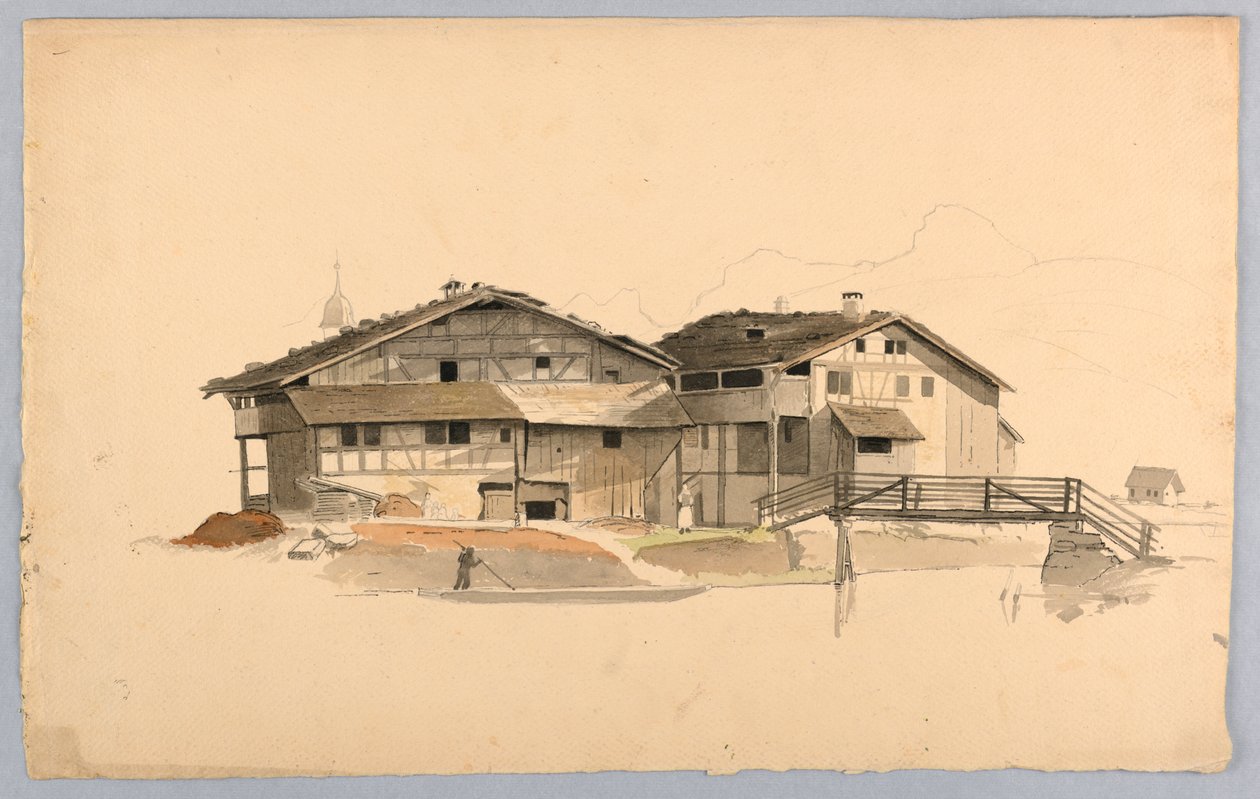 Estudio de paisaje, Suiza de William Stanley Haseltine