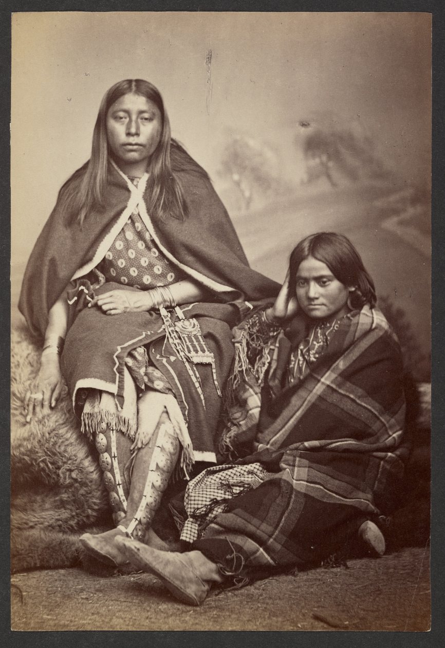 [Mujeres del Pueblo Kiowa] de William Stinson Soule