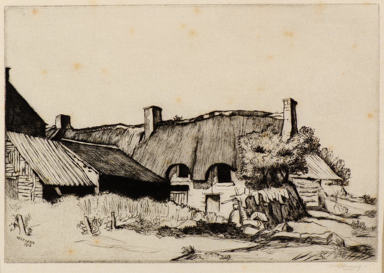 Granja en Bretaña de William Strang