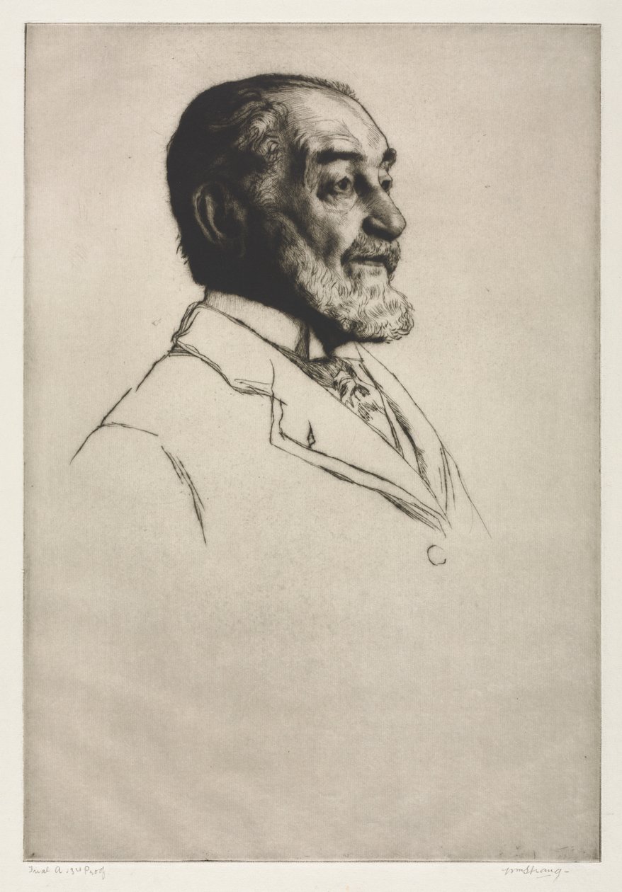 Frederick Harrison, 1914 de William Strang