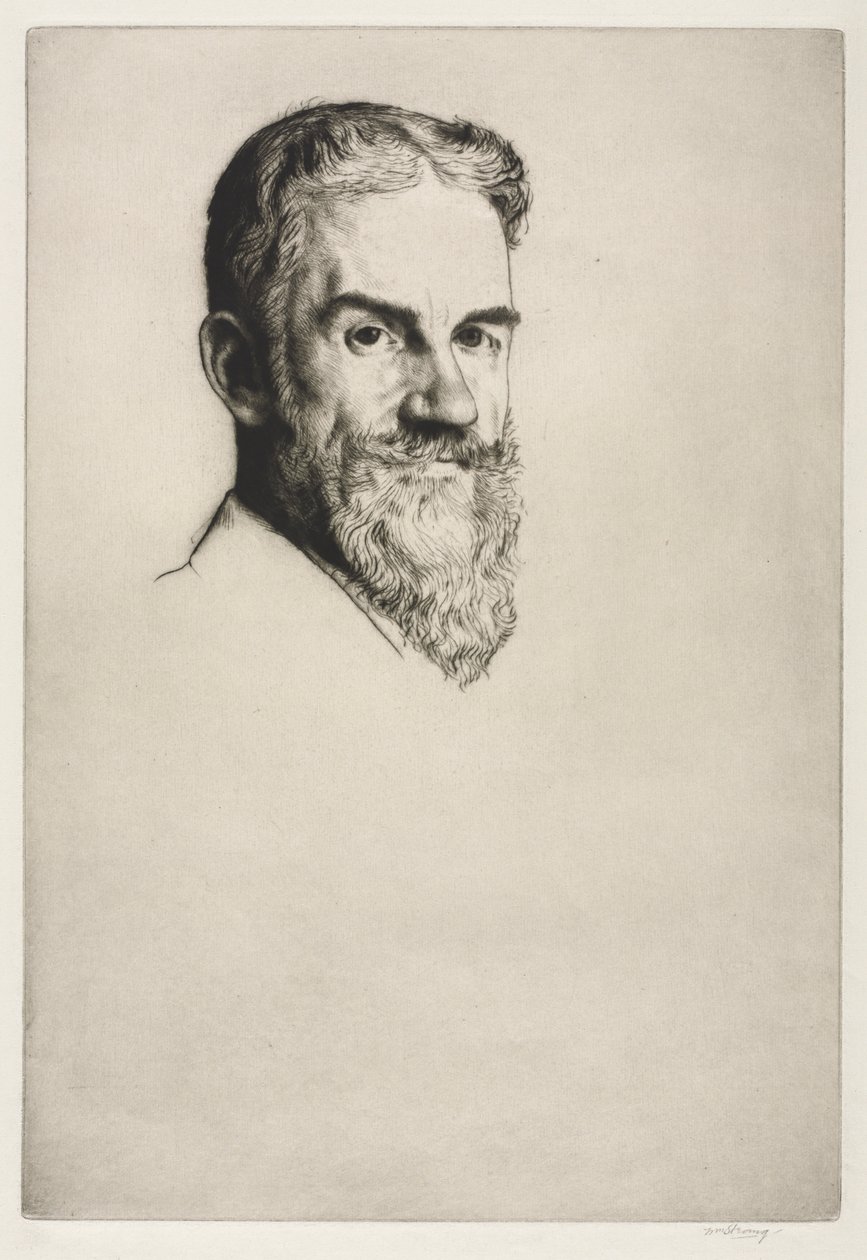 George Bernard Shaw, 1907 de William Strang