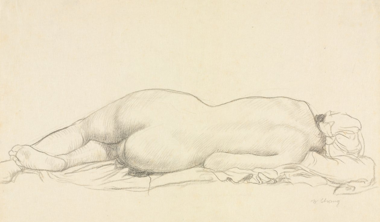 Desnudo reclinado de William Strang