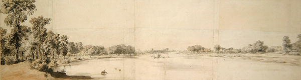 Vista del Támesis de William Taverner