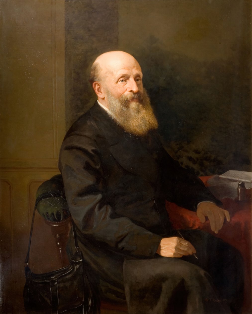Retrato de John Birt Davies de William Thomas Roden