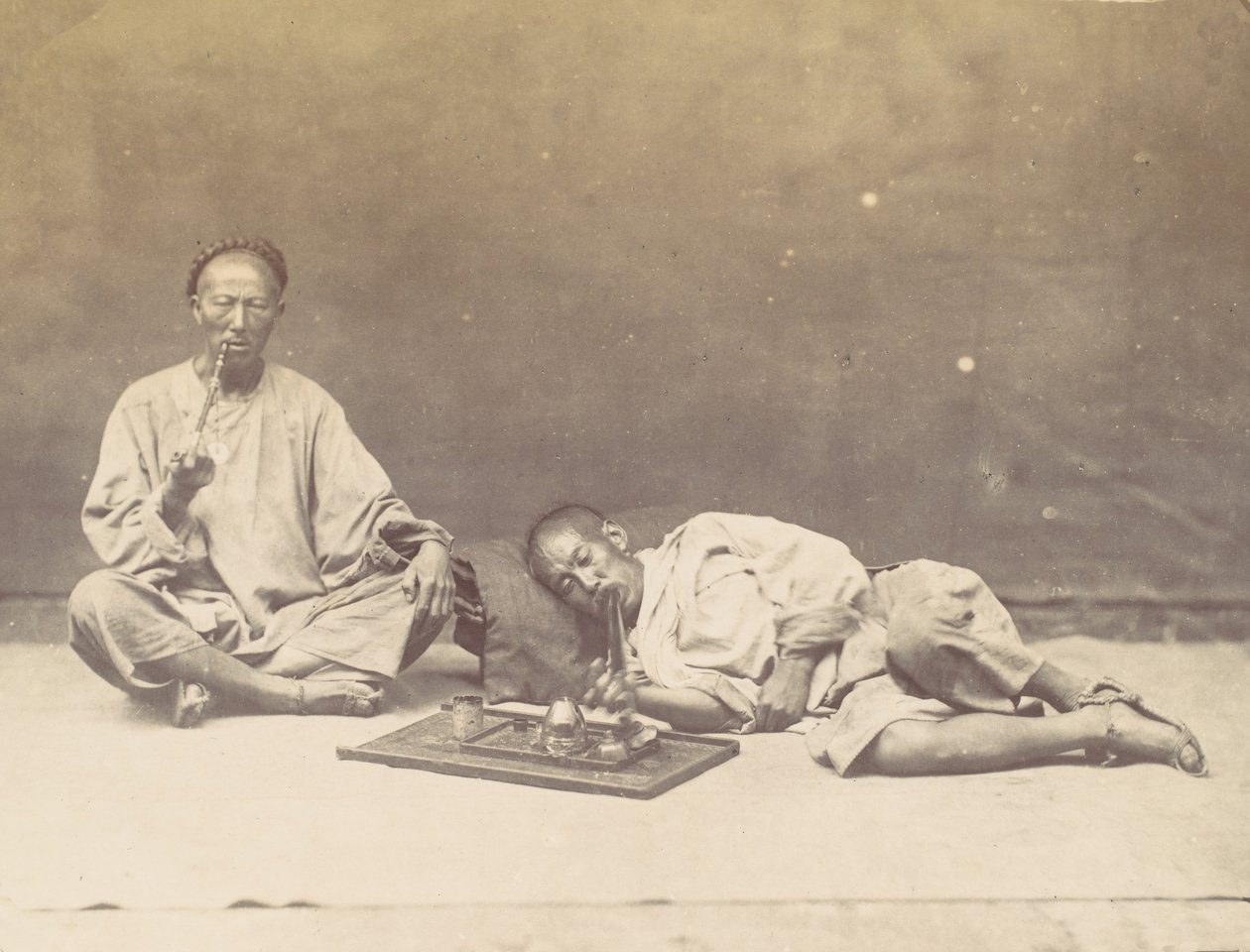 Fumador de opio, 1867 de William Thomas Saunders
